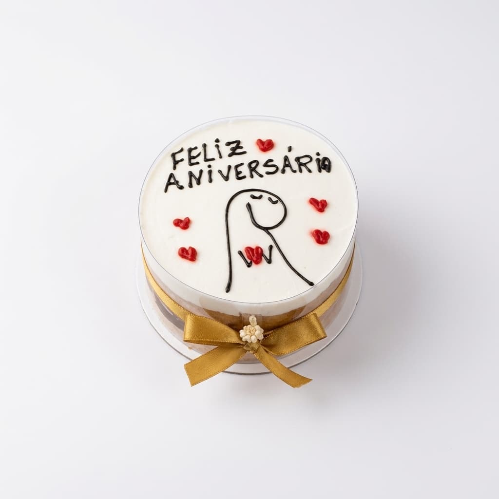 Bolo Bento Cake - Feliz Aniversário